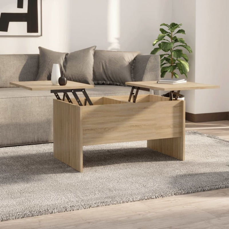 Coffee Table Oak Engineered Wood