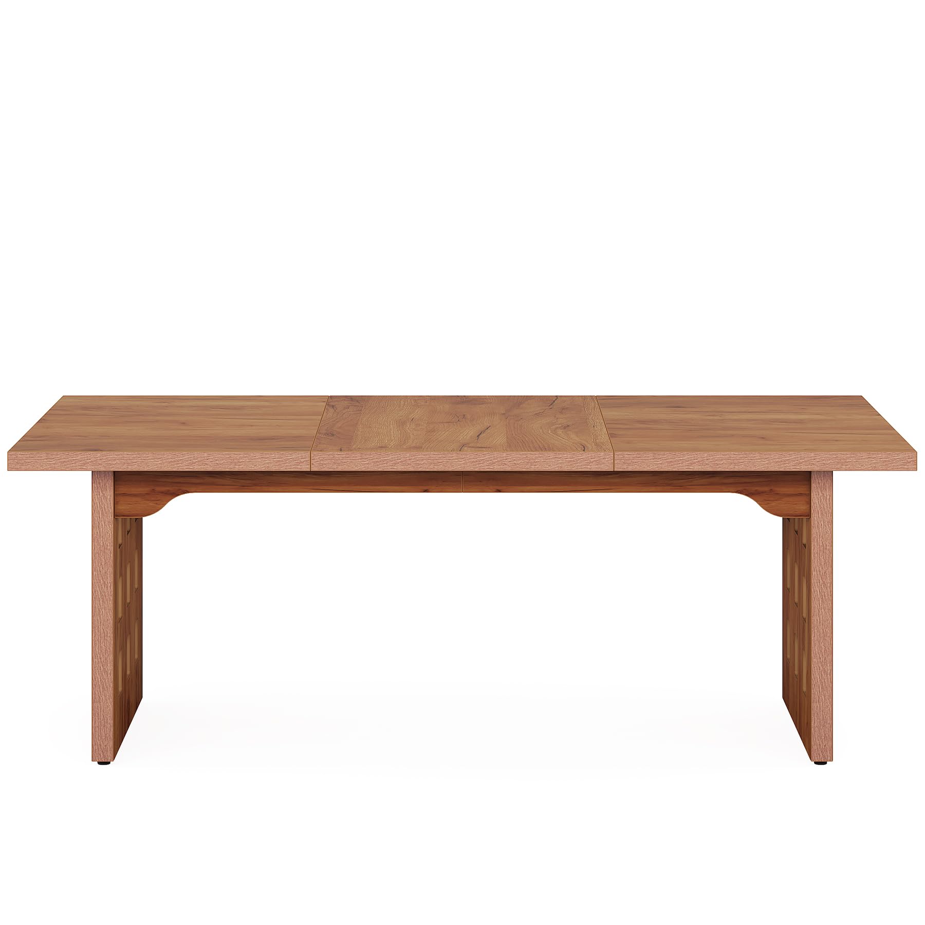 178cm Large Dining Table for 6-8, Farmhouse Wood Kitchen Table with Big Tabletop, Rustic Rectangular Long Dinner Table for Dining Room, Living Room, Kitchen, 70.8" L x 35.4" W x 29.5" H