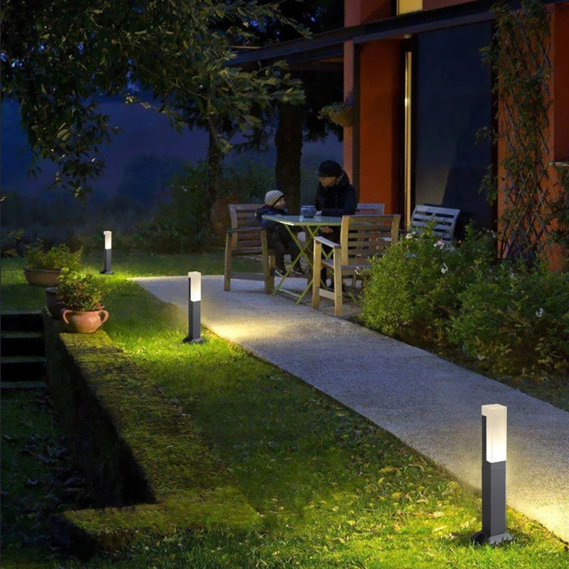 Outdoor Waterproof IP65 10W LED Lawn Lamp New Style Aluminum Pillar Garden Path Square Landscape Lawn Lights AC85-265Pillar lamp