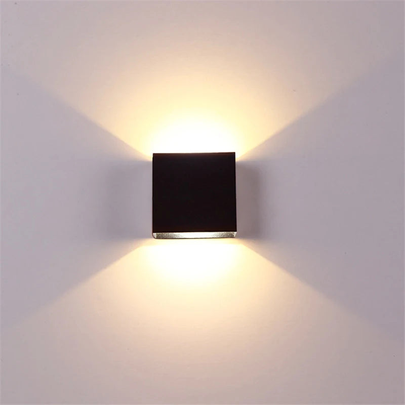 Indoor 6W LED Wall Lamps AC85-265V Aluminum Decorate Wall Sconce bedroom LED Wall Light warm White /Natural White / Cold White