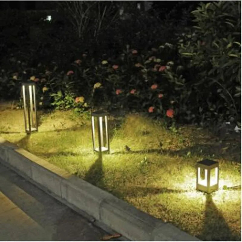 Waterproof LED Lawn Lamps 15W COB LED Exterior Bollard Light Square Aluminum Outdoor Floor Garden Courtyard Road Villa Lighting