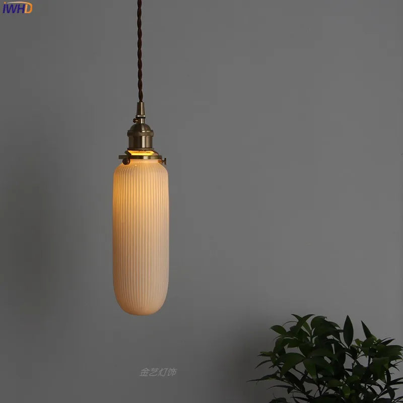 Modern Ceramic Pendant Lighting Fixtures Bedroom Dinning Living Room Light Nordic Lamp Hanglamp Hanging Lights Luminaire