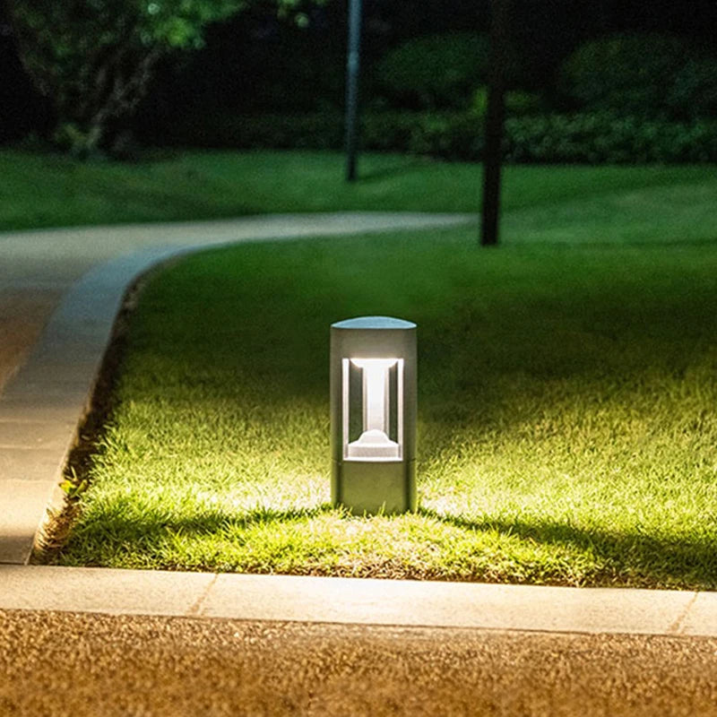 Outdoor Waterproof IP65 LED bollard Lawn Lamp New Style Aluminum Pillar Garden Path Landscape Lawn Lights AC85-265V