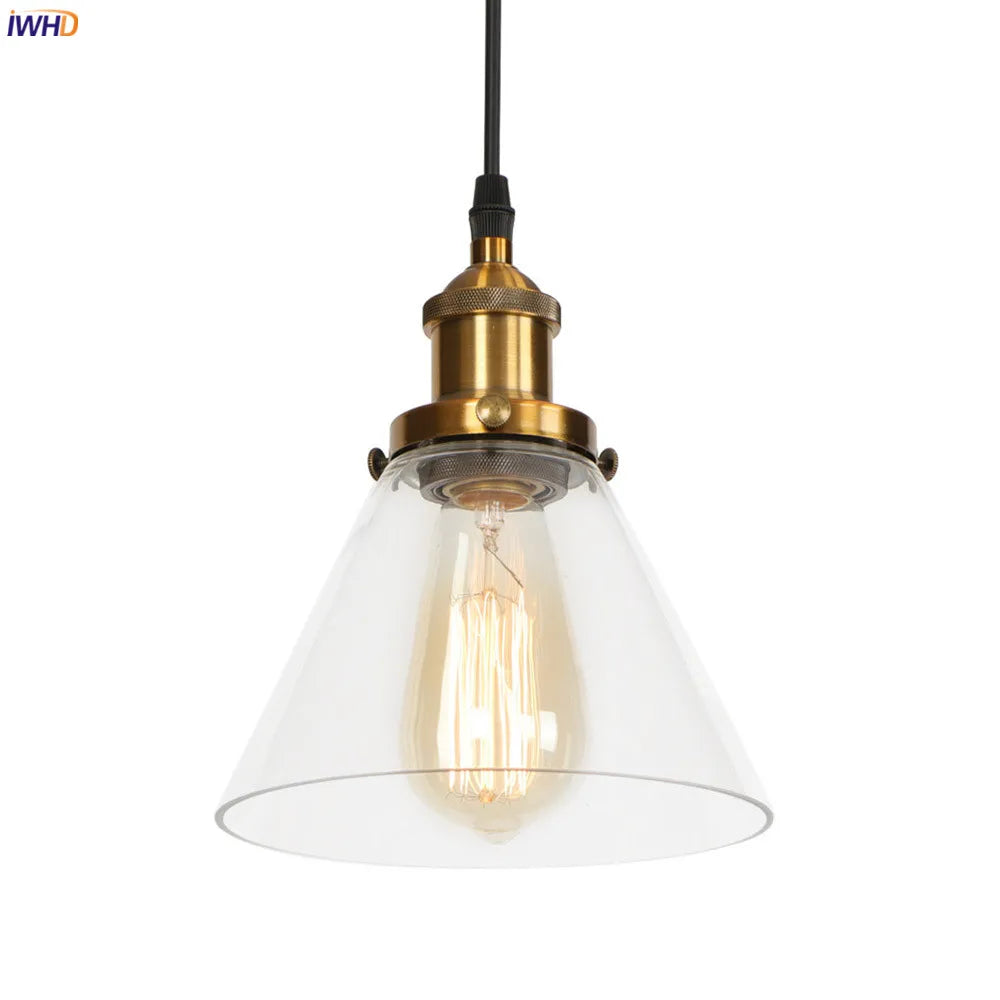 American Country LED Pendant Lights Fixtures Cafe Dinning Living Room Loft Industrial Pendant Lighting Vintage Lamp Edison