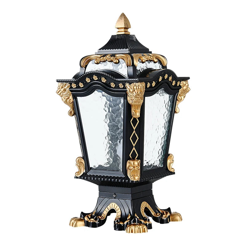 Europe Style Creative Pillar Lamp Outdoor Garden Light Waterproof Home Villa Fence Residential Balcony Sconce