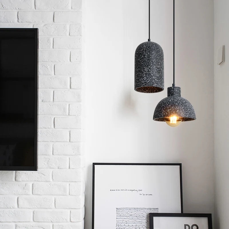 Loft Industrial Style Edison Pendant Lights Fixtures Bedroom Dinning Room Cafe Nordic Modern Cement LED Pendant Lamp