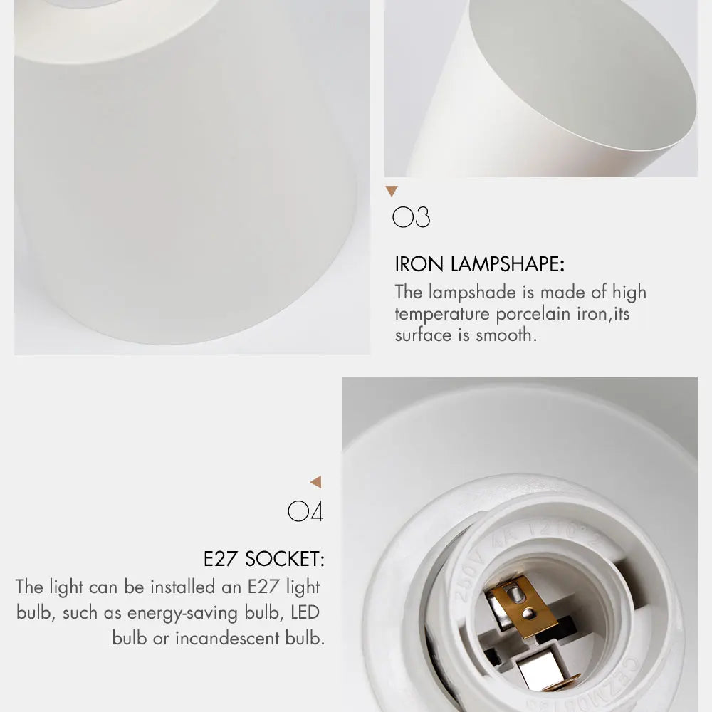 Wall Lamps With Switch Bedside Wall Light Modern Wall Sconce Nordic For Bedroom Macaroon 6 Color Steering Head E27 85-285V