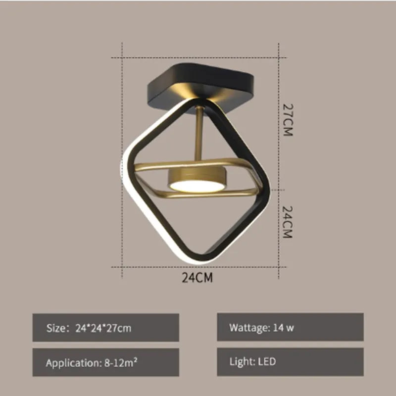 Ceiling Mount Modern Led Chandelier Decoraction Gold/Black Chandelier Lighting For Living room Bedroom Light Fixtures Luminaire