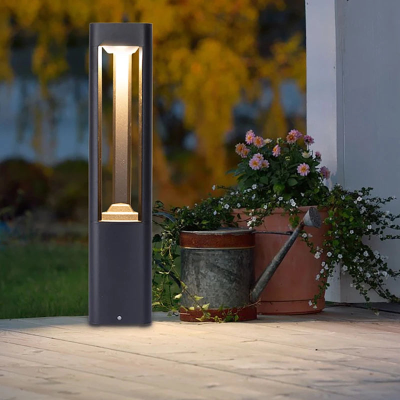 Outdoor Waterproof IP65 LED bollard Lawn Lamp New Style Aluminum Pillar Garden Path Landscape Lawn Lights AC85-265V