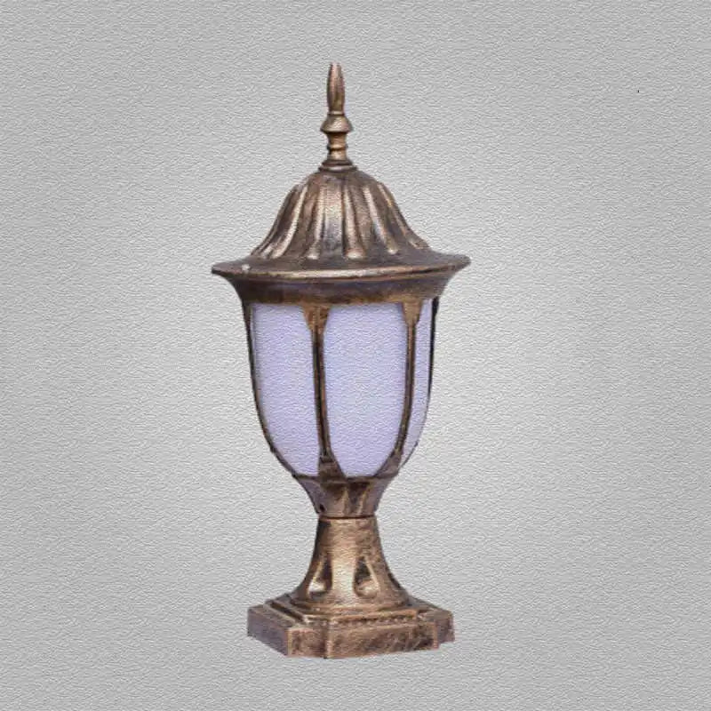 Retro fence wall headlights europe garden gatepost lamp outdoor courtyard residential wall mount light fixture