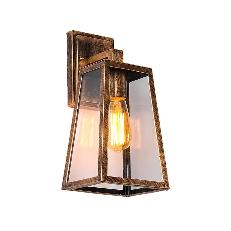 American Nordic Creative Industrial Retro Iron Restaurant Bar Aisle Outdoor Porch Lampara Led Pared Loft E27 Wall Lamp Sconce