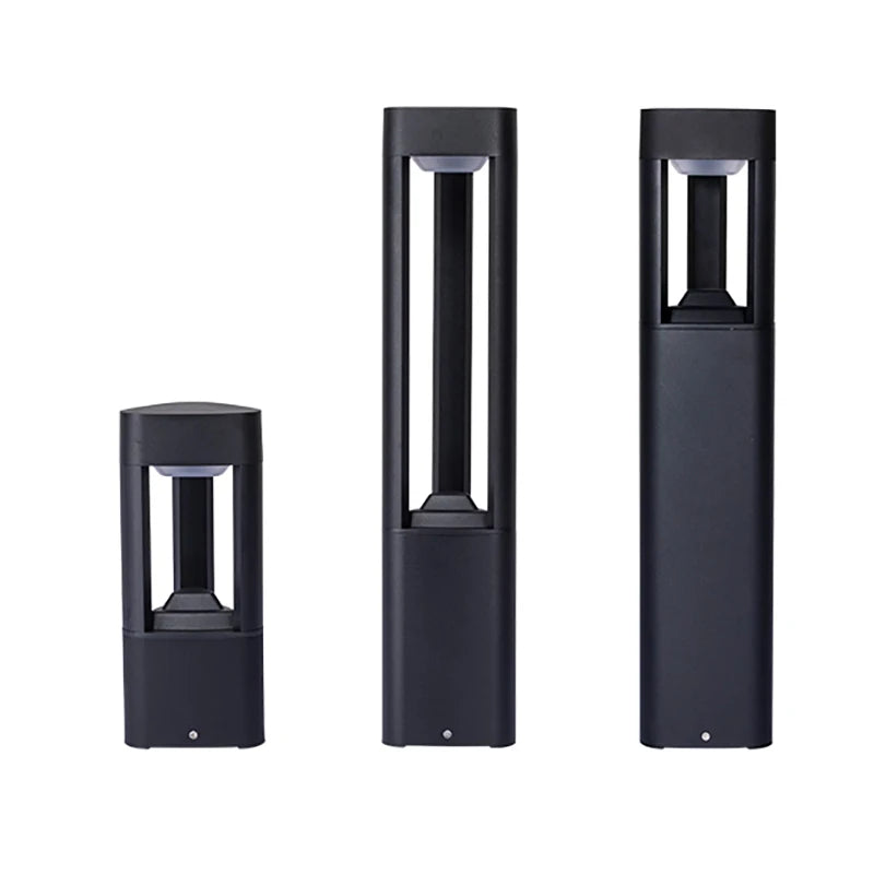 Outdoor Waterproof IP65 LED bollard Lawn Lamp New Style Aluminum Pillar Garden Path Landscape Lawn Lights AC85-265V