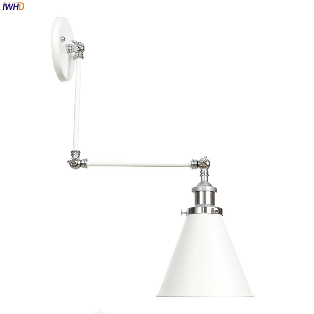 Adjustable Loft Style Retro LED Wall Lights Fixtures Wandlampen Industrial Edison Wall Sconce Applique Murale Luminaire