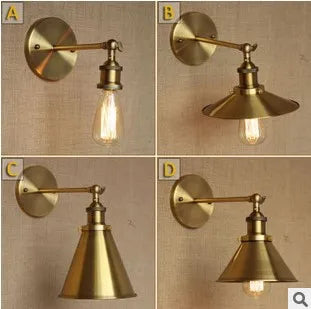 Industrial Vintage Wall Lamp LED Home Lighting American Country Loft Style Edison Wall Sconce Arandela Lampara Pared