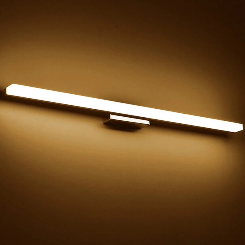 Longer LED Mirror Light  AC90-260V Modern Cosmetic Acrylic Wall lamp Bathroom Lighting Waterproof