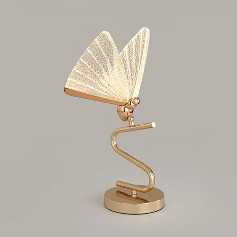 Butterfly Lampshade Night Lamps Nordic Bedside Table Lamp Luxury Light Modern Bedroom Hall Restaurant desk Lamp For Living Room