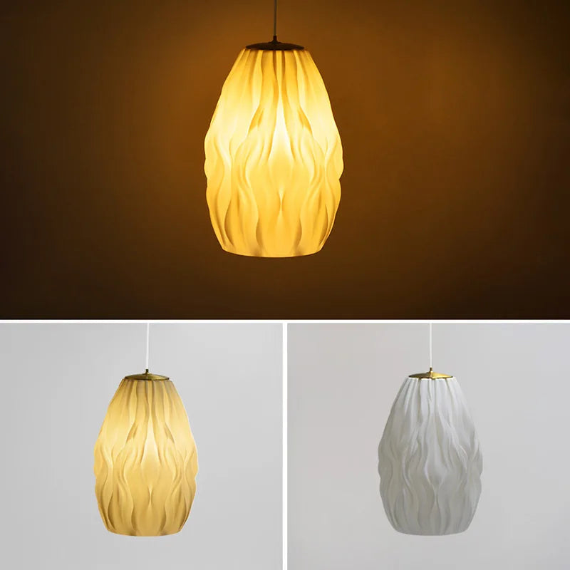 Ripple Lampshade pendant lights Modern Ceiling chandelier Lamp For Home Dining Room Living Bedroom Hang Lamp Restaurant Decor