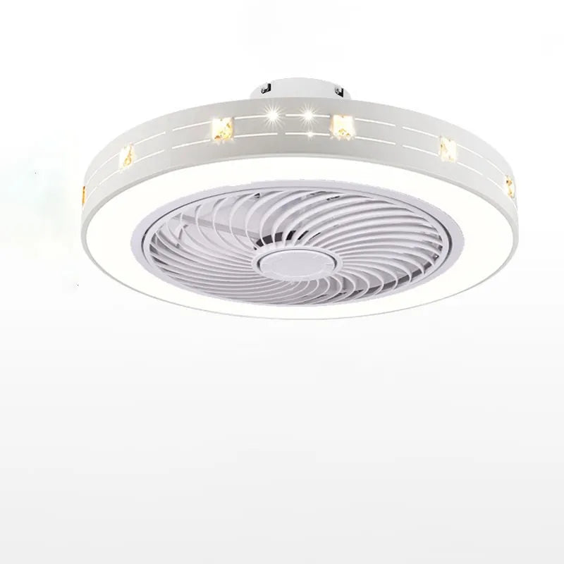 Ceiling Fans with Lights 50 CM 6 Speeds APP+Remote Control Iron Fan Light Led 3 Color Dimmable Bedroom Living Room Fan Lamp