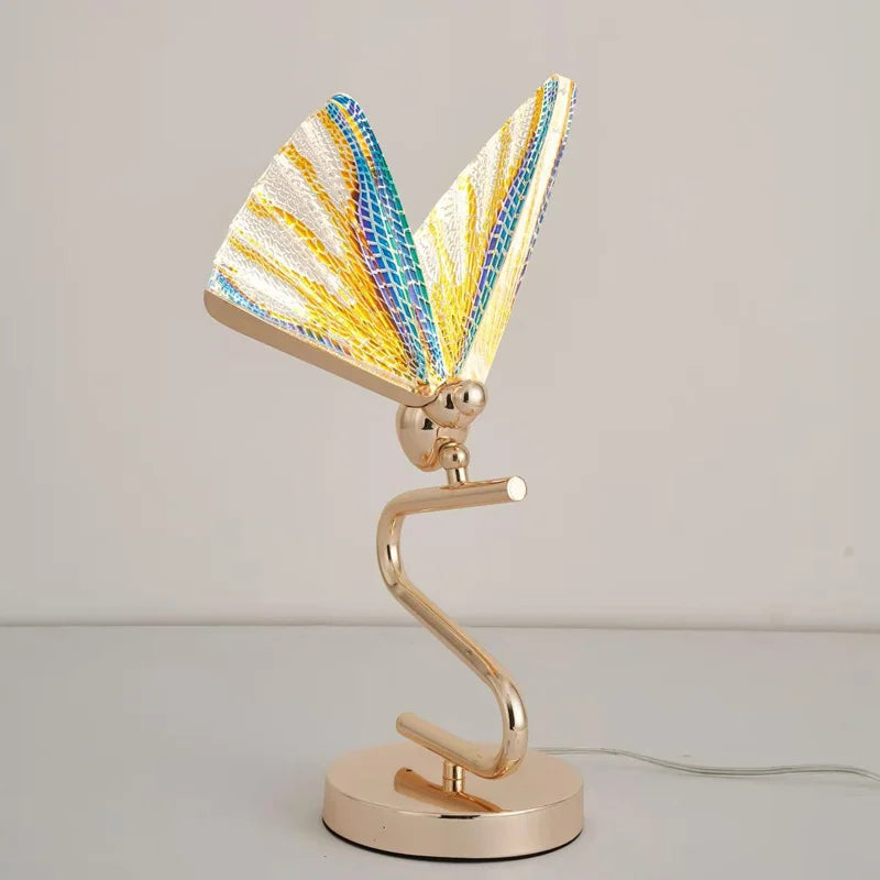 Butterfly Lampshade Night Lamps Nordic Bedside Table Lamp Luxury Light Modern Bedroom Hall Restaurant desk Lamp For Living Room