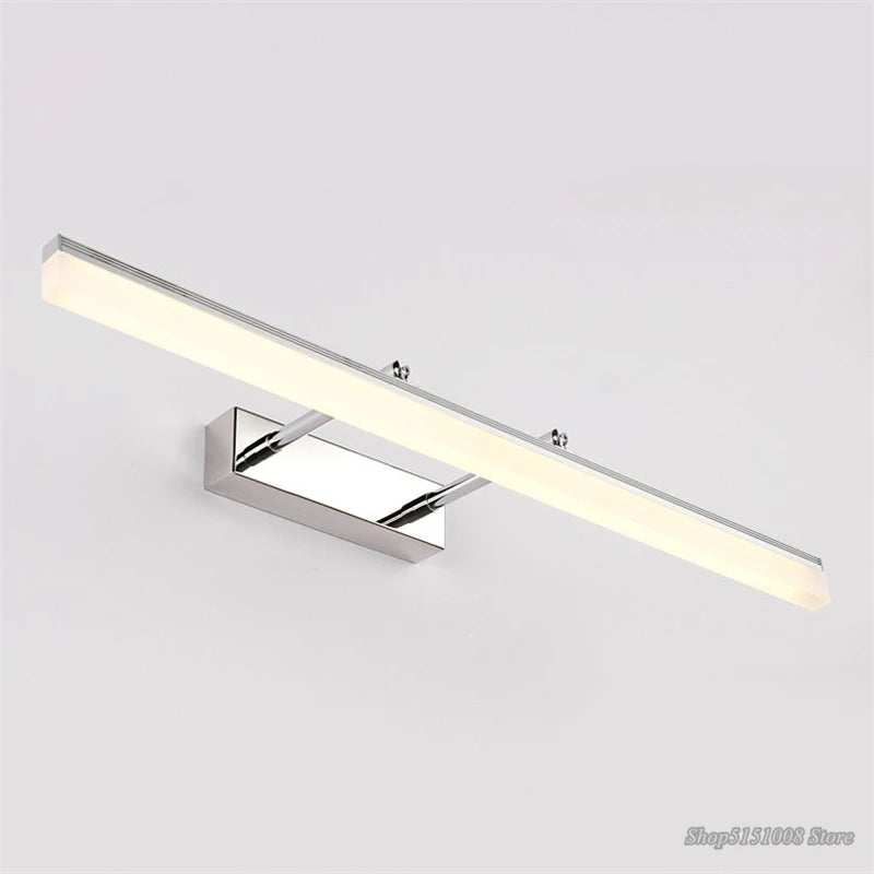 Modern Simplicity Vanity Lights Retractable Bathroom Led Makeup Vanity Table Lamp Bathroom Cabinet Vanity Mirror Light Fixture