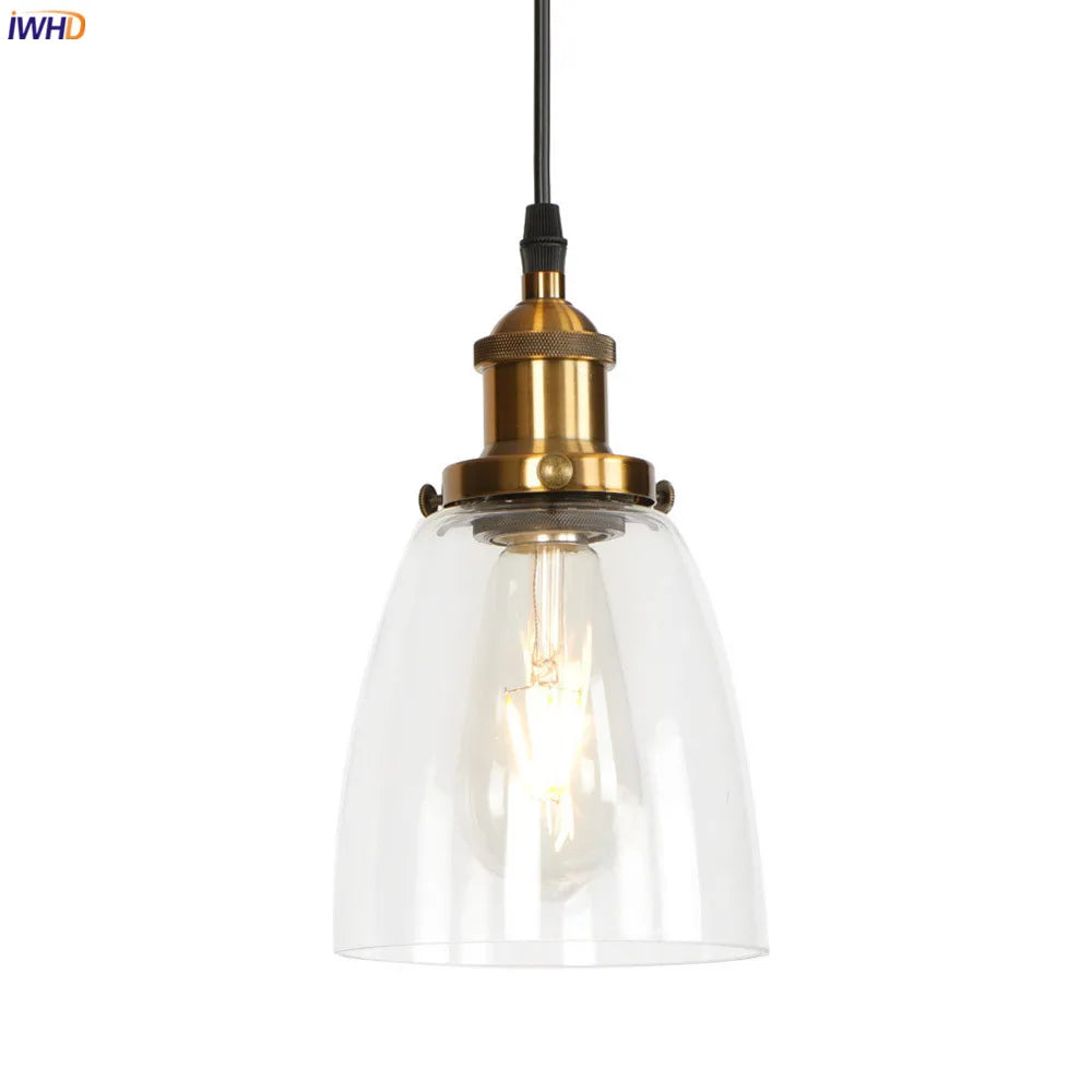 Loft Decor Edison Pendant Lighting Fixtures Cafe Dinning Living Room Glass Industrial Lamp Vintage Light Hanglamp Luminaria