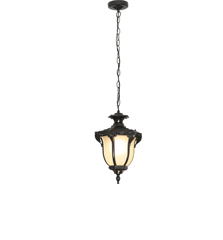 Waterproof chandelier outdoor corridor aisle balcony ceiling light courtyard gallery gazebo light outdoor sun room chandelier