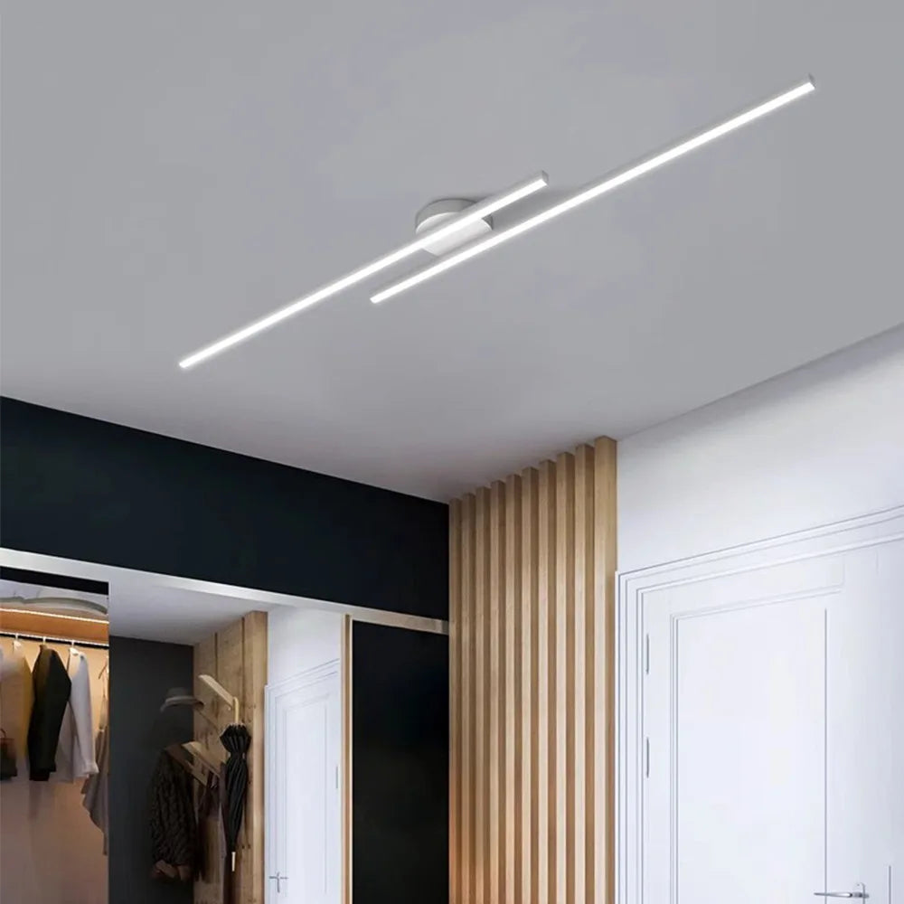 Simple led Aisle Ceiling Lights Modern Living Room Long Spotlight Ceiling Lamps Nordic Hallway Balcony Office Ceiling Lighting