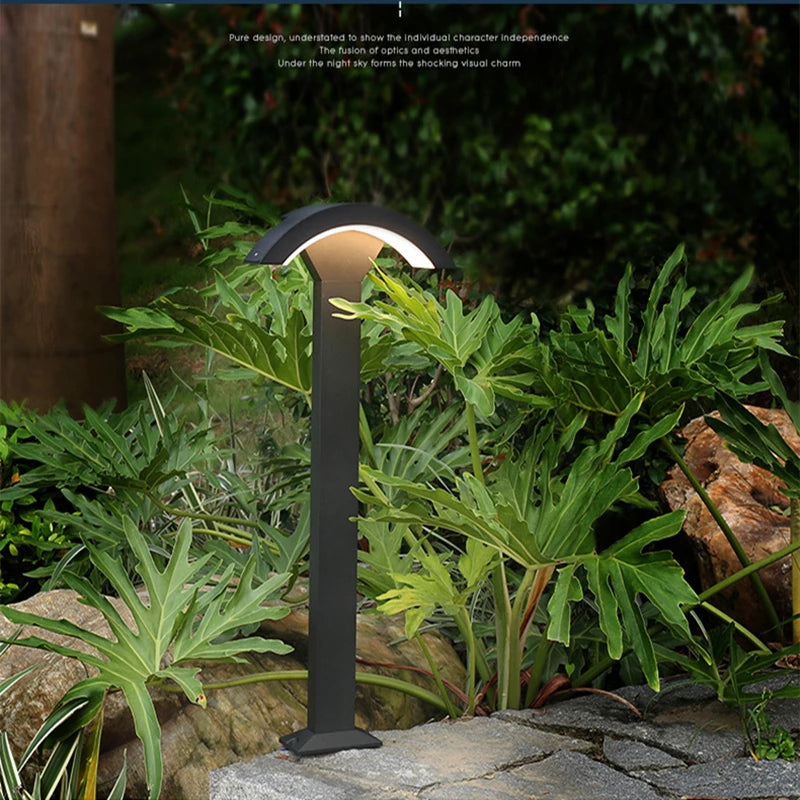 Modern Minimalist Outdoor Waterproof LED Lawn Lamp 85~265V Villa Garden Courtyard Landscape Street Light