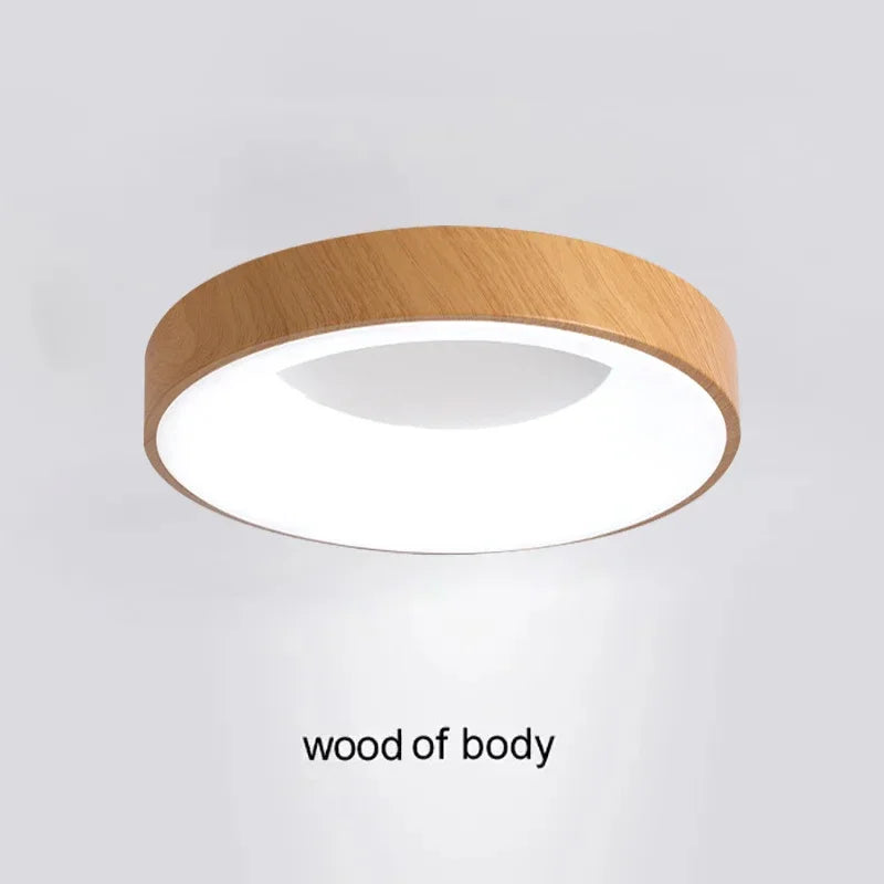 LED ceiling light Modern grey Log white 30/40/50 acrylic ceiling light Suitable for bedroom living room attic porch indoo