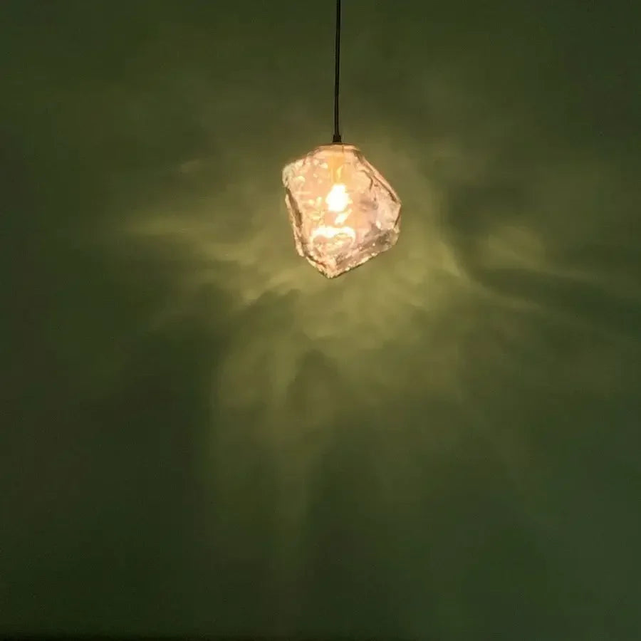 Simple and Creative Ice Cube Lava Chandelier Restaurant Entrance Bar Bedroom Bedside Pendant Light Three Colors Adjustable Hot