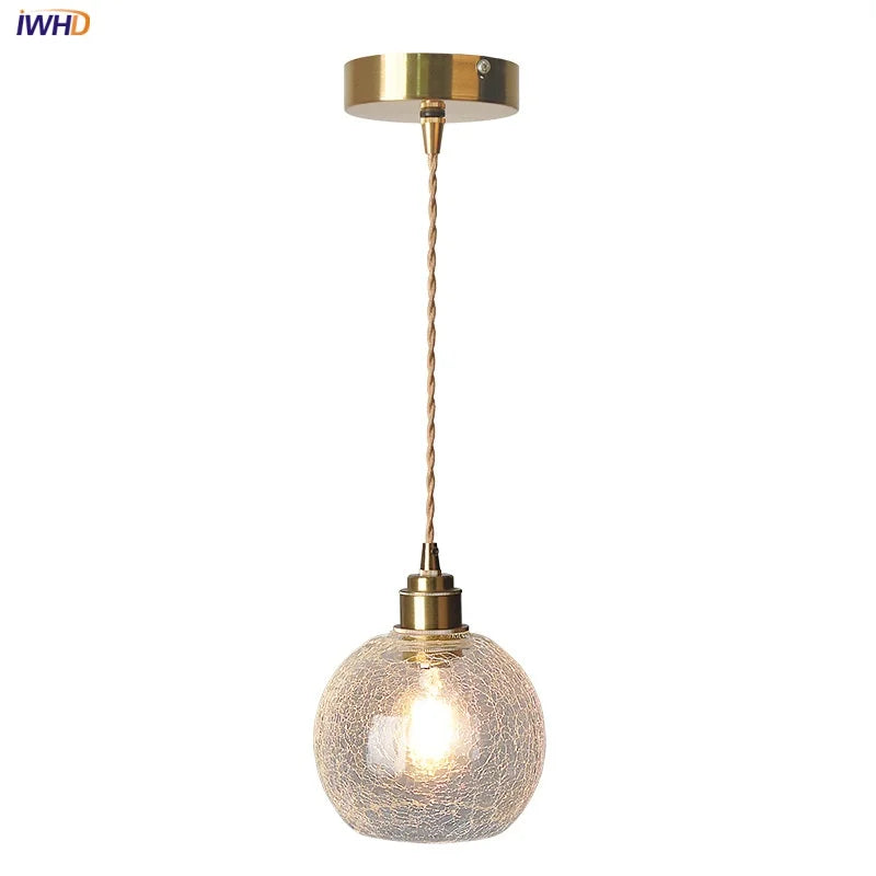 Wire Adjustable LED Pendant Light Fixture Balcony Bar Restaurant Globe Clear Glass Nordic Modern Hanging Lights Hanglampen