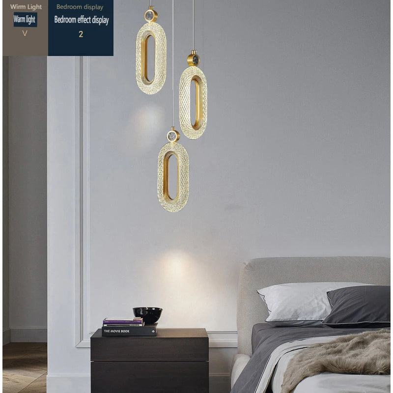 Fumi Pendant Lighting for Kitchen Island LED  Modern Gold Mini Pendant Lights for Bedroom Hallway Entryway Kitchen Island Light