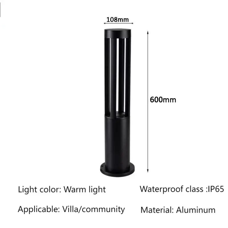 Outdoor Lawn Light Villa Household Street Light IP65 Waterproof Garden Modern Simple Led Ground Inserted Grass Garden Ground