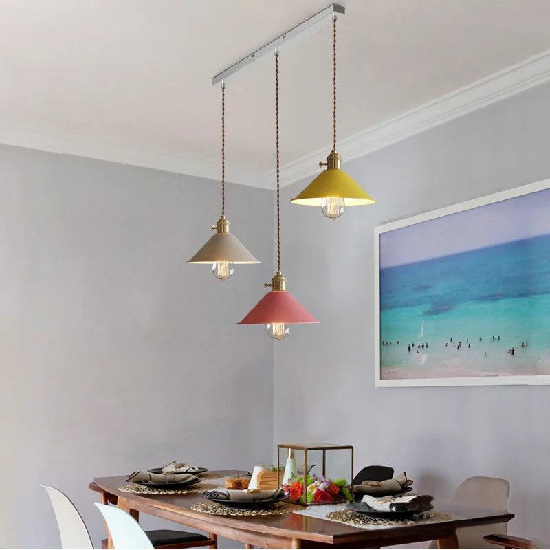 Nordic Pendant Lights Indoor Lighting Hanging Lamp Home Decoration Bedroom Living Room Coffee Shop Brass Creative Umbrella Lamp