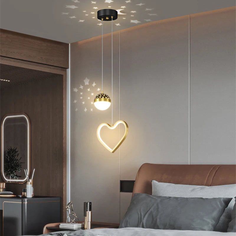 LED Pendant Light Home Appliance Indoor Lighting Hanging Lamp Room Decoration Living Room Bedroom Bedside Creative Nordic Lamp