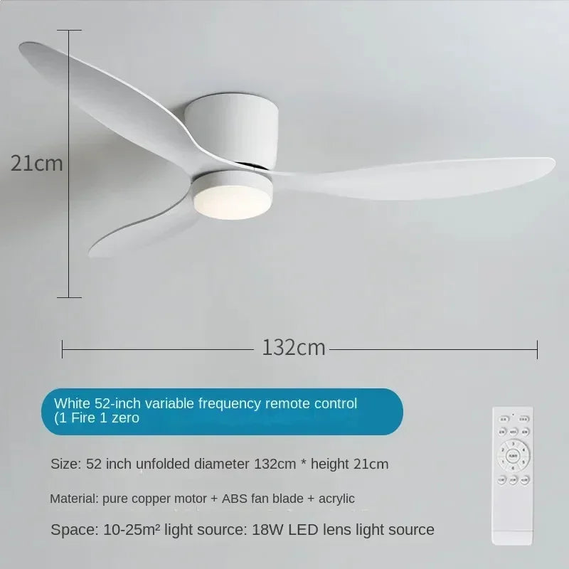 Pendant Lamp Intelligent Ceiling Lamp Bedroom Dining Room Home With Lamp Electric Fan Ceiling Lamp Fan Pendant Lamp