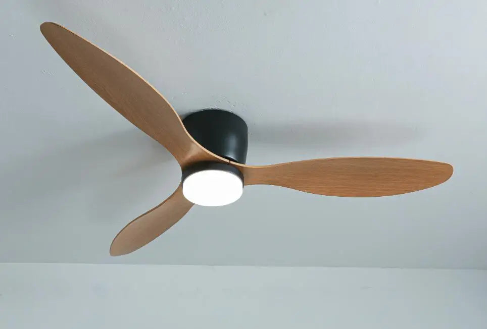 Ceiling Fans With Light No Light  DC Motor 6 Speeds Timing Fans 20CM Low Floor Loft Remote Control Decorative Led Fan With Light