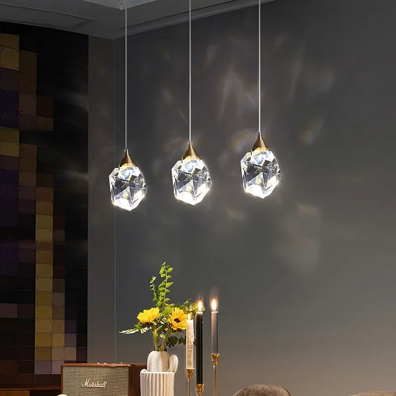 K9 Crystal Chandelier Luxury LED  Home Decor Pendant Lights Fixtures Dining Room Bedroom Besides Restaurant Bar Hanging Lamp