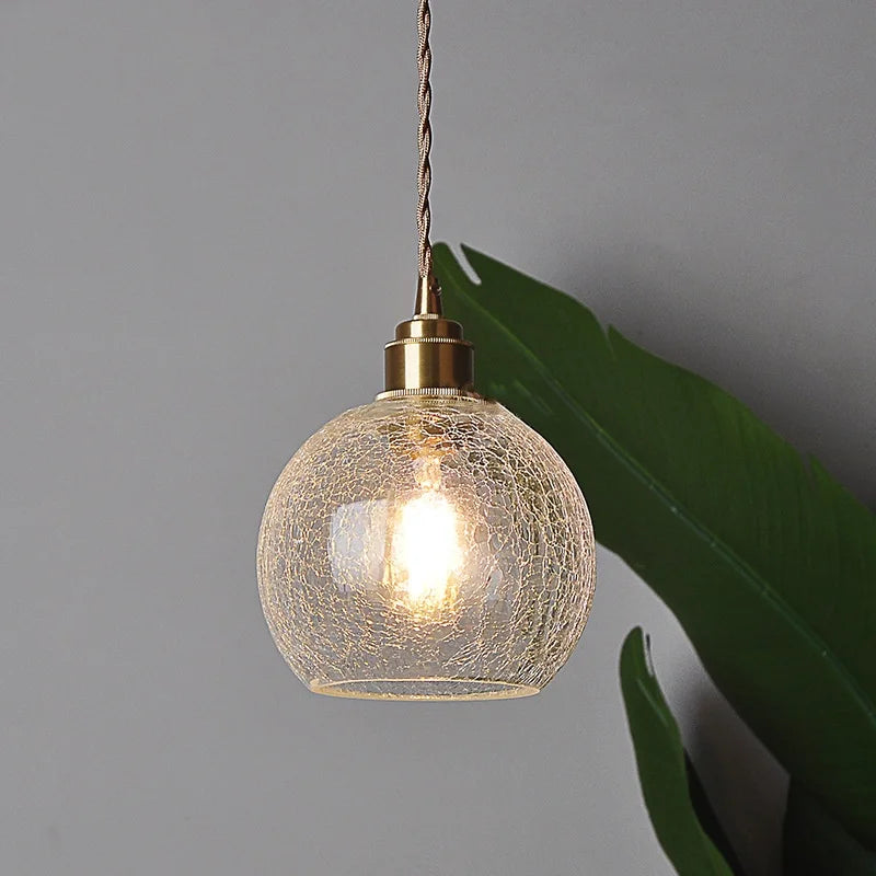 Wire Adjustable LED Pendant Light Fixture Balcony Bar Restaurant Globe Clear Glass Nordic Modern Hanging Lights Hanglampen