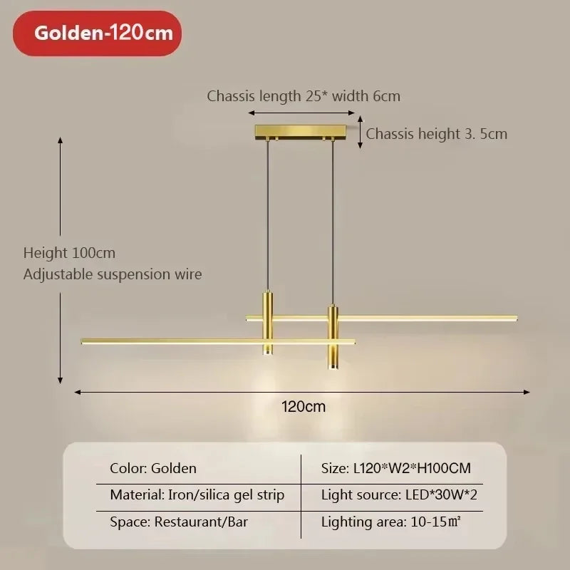 LED Pendant Light Restaurant Hanging Lamp Smart Remote Control Adjustable Color Temperature Brightness Living Room Indoor Light