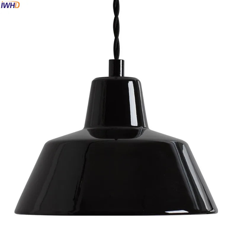 Black White Ceramic LED Pendant Lights Fixtures Home Deco Bedroom Living Dining Room Light Nordic Modern Hanging Lamp