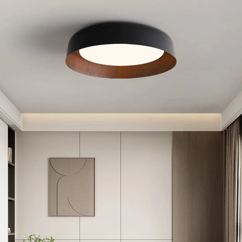 Nordic LED Ceiling Lights For Living Room Bedroom Corridor Luminaire White Black Gray lamp Dropshipping lustres e pendentes