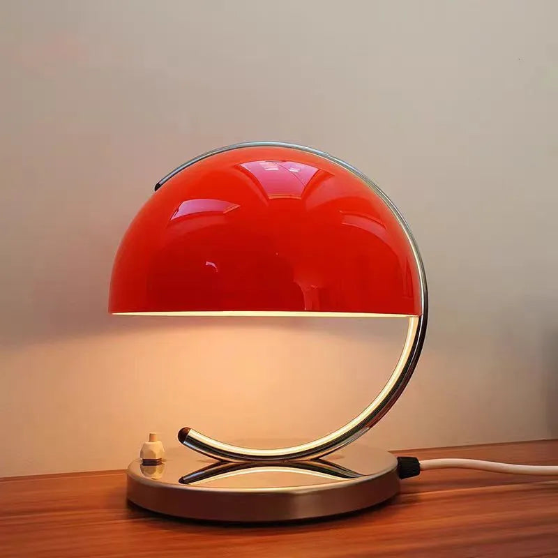 Nordic orange glass table light Bauhaus table lamp for Bedroom living room Study hotel Minimalist Designer desk lamp