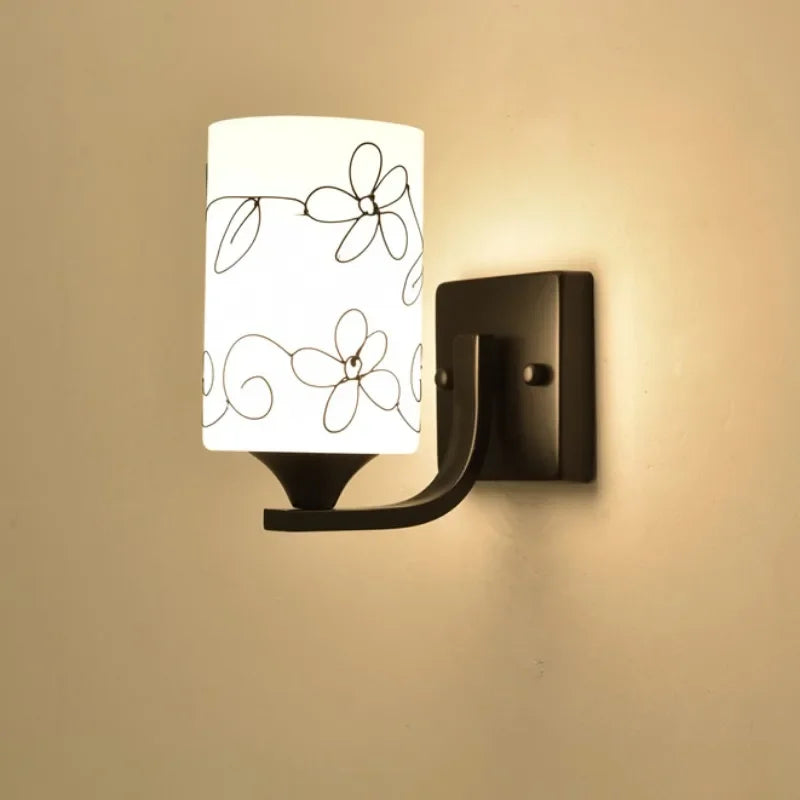 Modern Simple Nordic Creative American Living Room Aisle Lamp Bedroom Bedside Hotel Led Wall Lamp