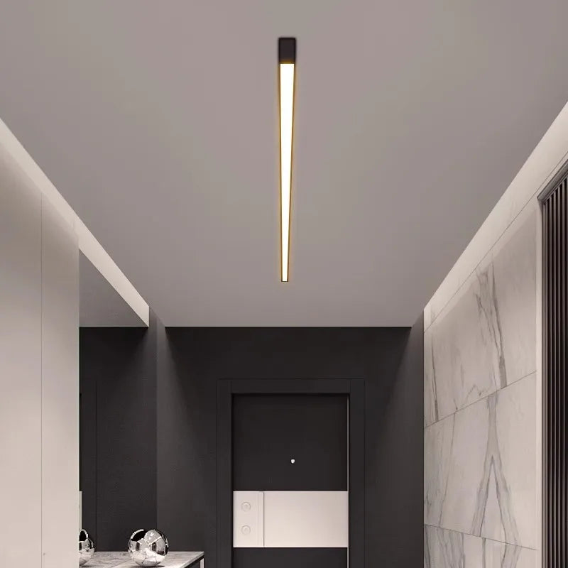 Modern LED ceiling lights, strip lights, balconies, bedrooms, living rooms, lobbies, headboards, eye protection LED lighting for