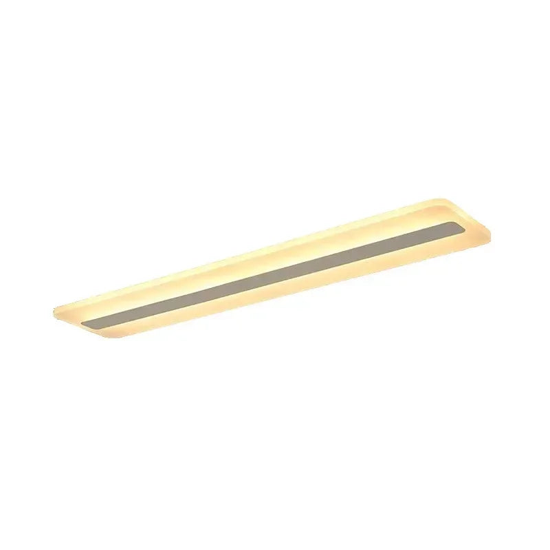 LED Acrylic Long Bar Ceiling Light UltraThin Rectangle Lamp 40 60cm Living Room Bedroom Creative Hallway Luminaire Home Decor