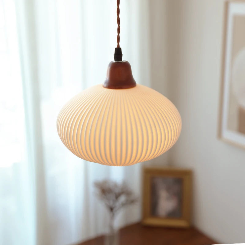 Nordic Modern LED Pendant Lights Fixtures Home Indoor Decor Bedroom Dinning Living Room Light Ceramic Hanging Lamp Hanglamp