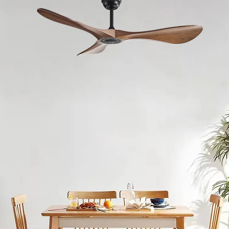 52Inch Ceiling Fan 3 ABS Strong Blade DC 35W Restaurant Fan Support Remote Control 110V 220V Industrial Vintage Ceiling fans