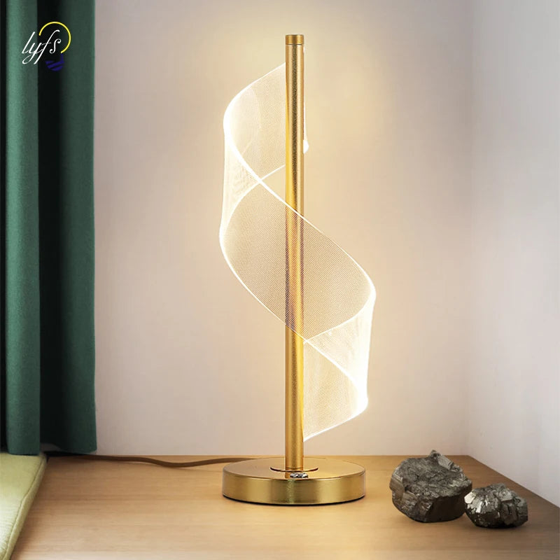 Modern LED Table Lamps Indoor Lighting Touch Switch Dimmable Home Bedroom Bedside Light Living Room Hotel Decoration Desk Lamp