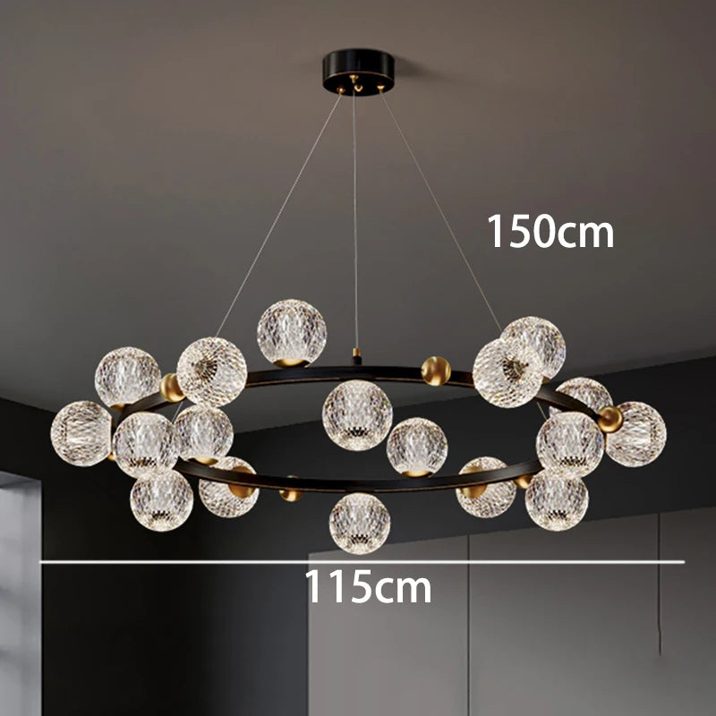 Modern home decor led lights pendant light lamps for living room Chandeliers for dining room hanging light indoor lighting